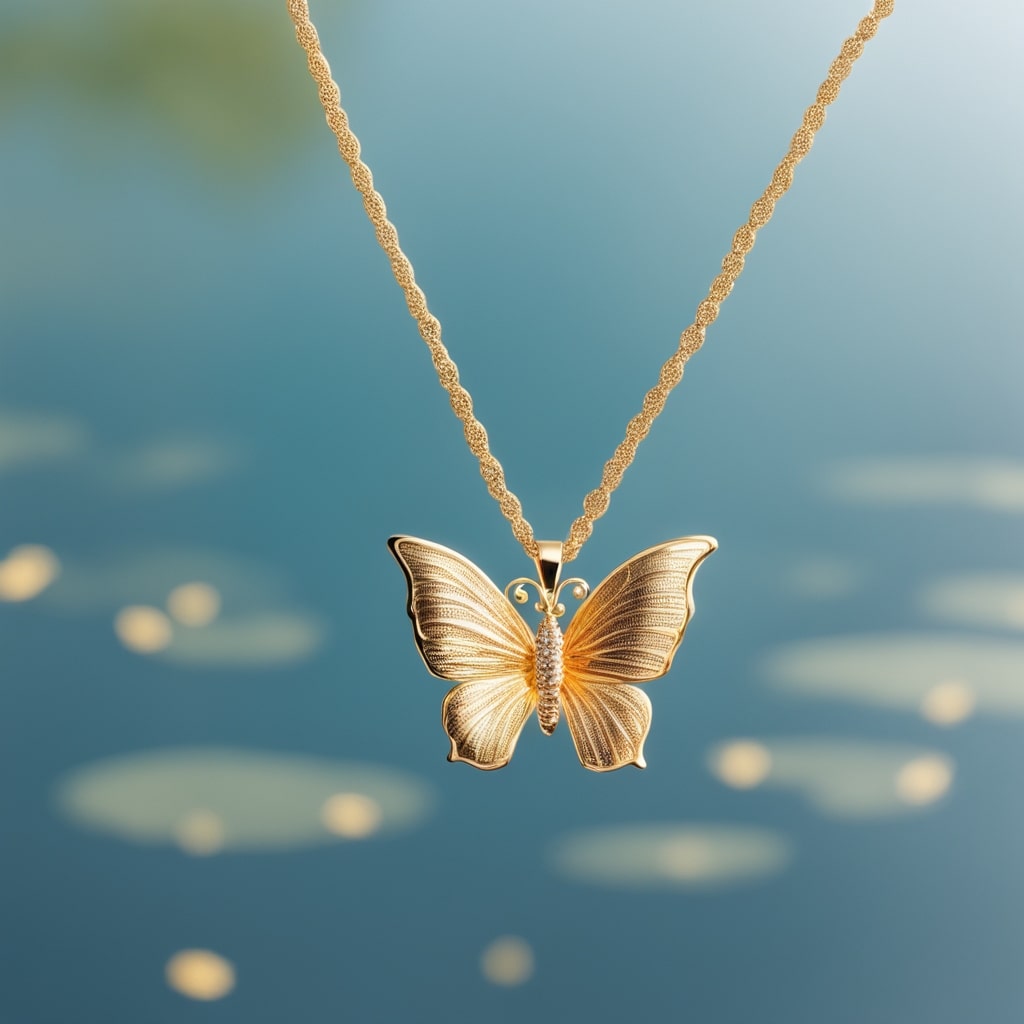 butterfly necklace