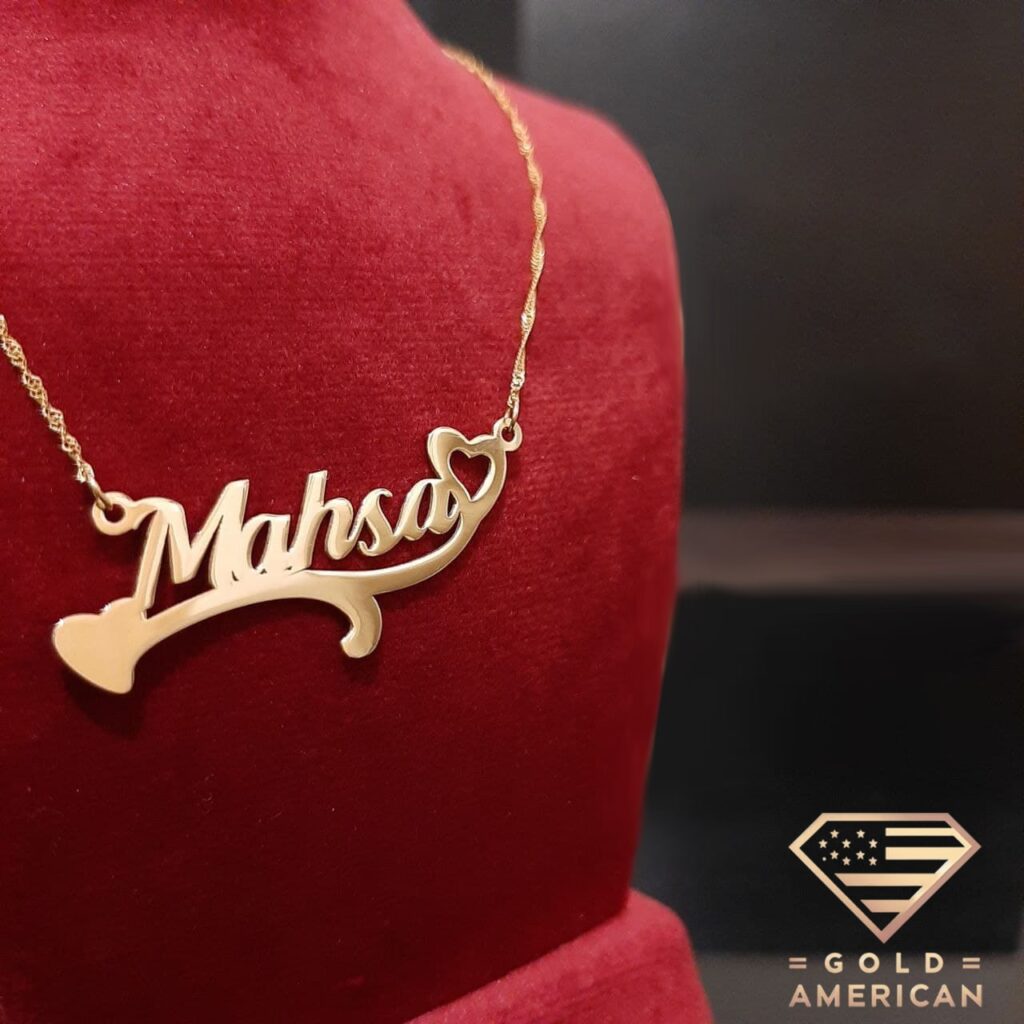 Mahsa Gold Name Necklace