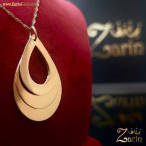 Tears-Shaped Gold Necklace