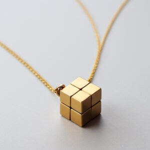Exquisite Gold Rubik Cube