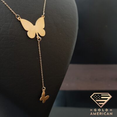 Butterfly Gold Necklace