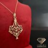 Gold-Plated Filigree Pendant Necklace