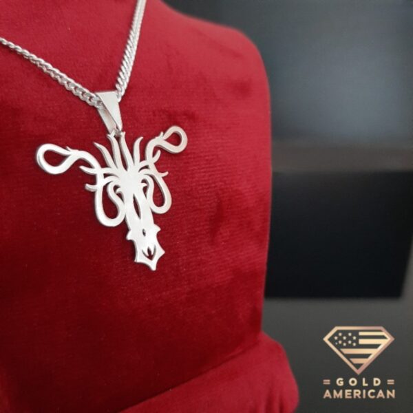 Gold octopus necklace