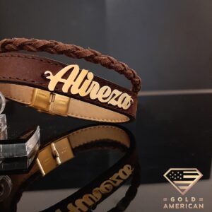 Personalized Alireza Leather Bracelet