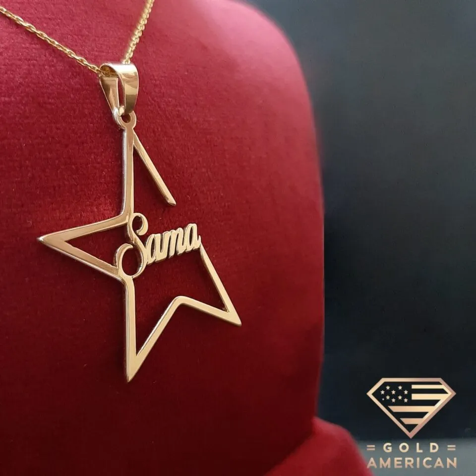 simple star necklace
