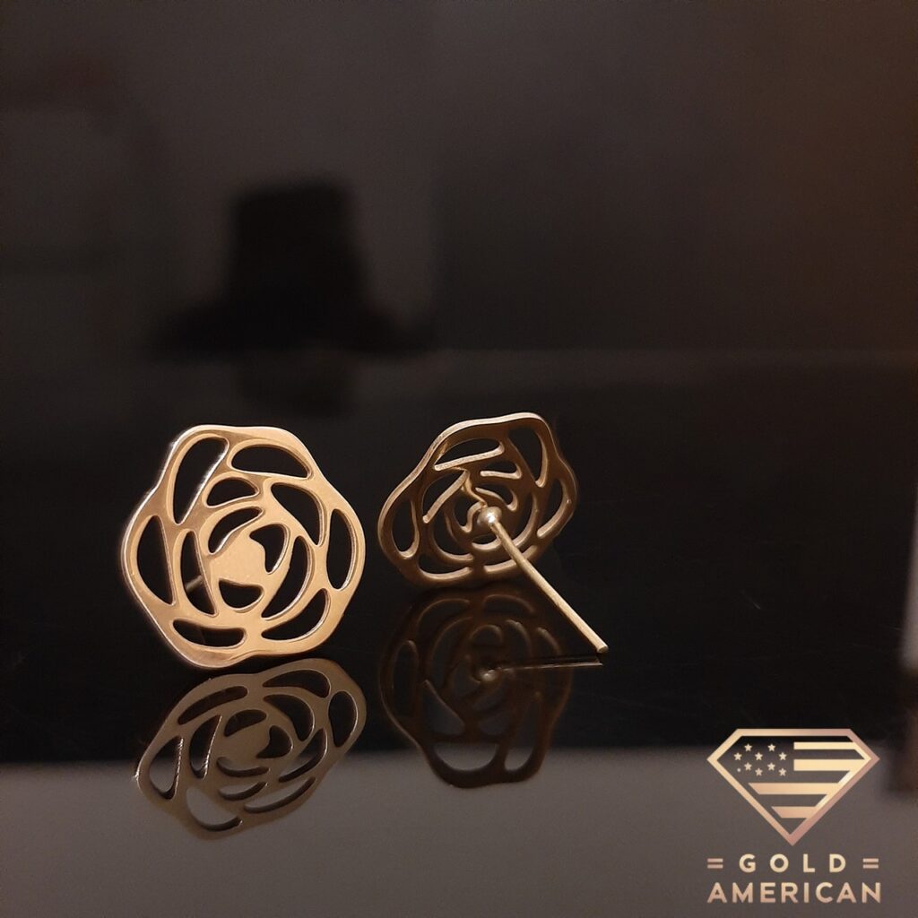 Rose Stud Earrings