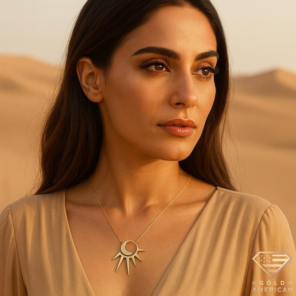 Samaa' Yellow Gold Necklace