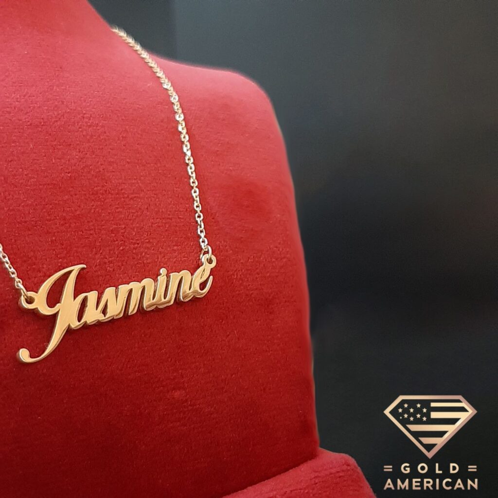 Custom Gold Name Necklace