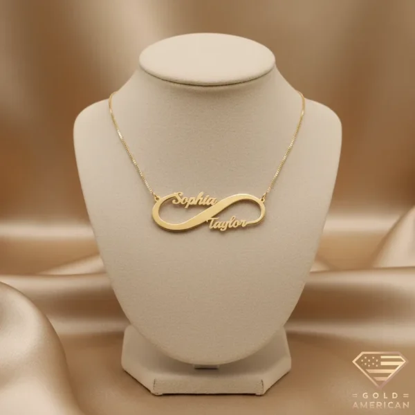 Infinity Gold Necklace Sophia Taylor