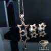 star gold earrings