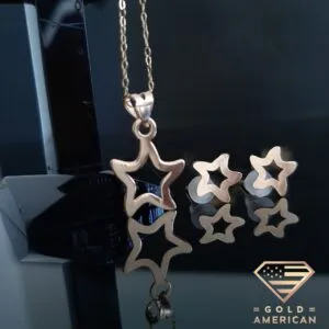 Star Gold Earrings