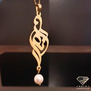 luxury pearl necklace 14k gold clasp