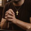 Divine Cross Gold Pendant