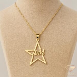 Gold Star Necklace