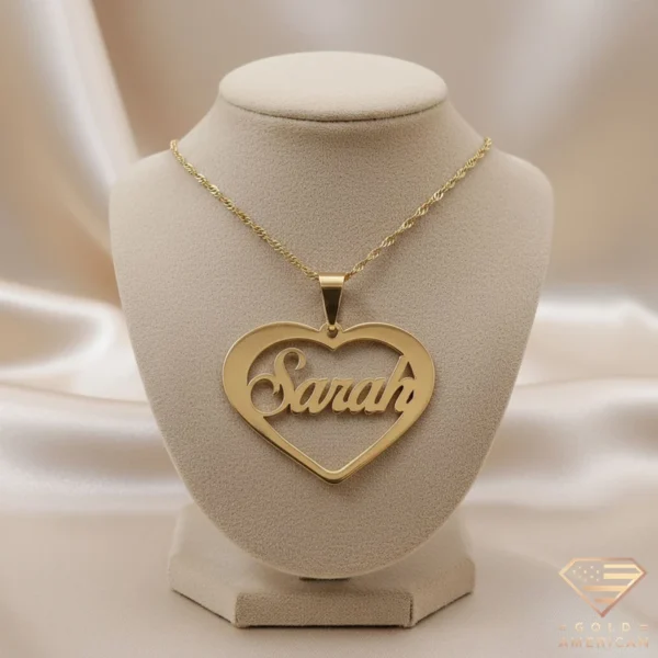 Heart Name Necklace