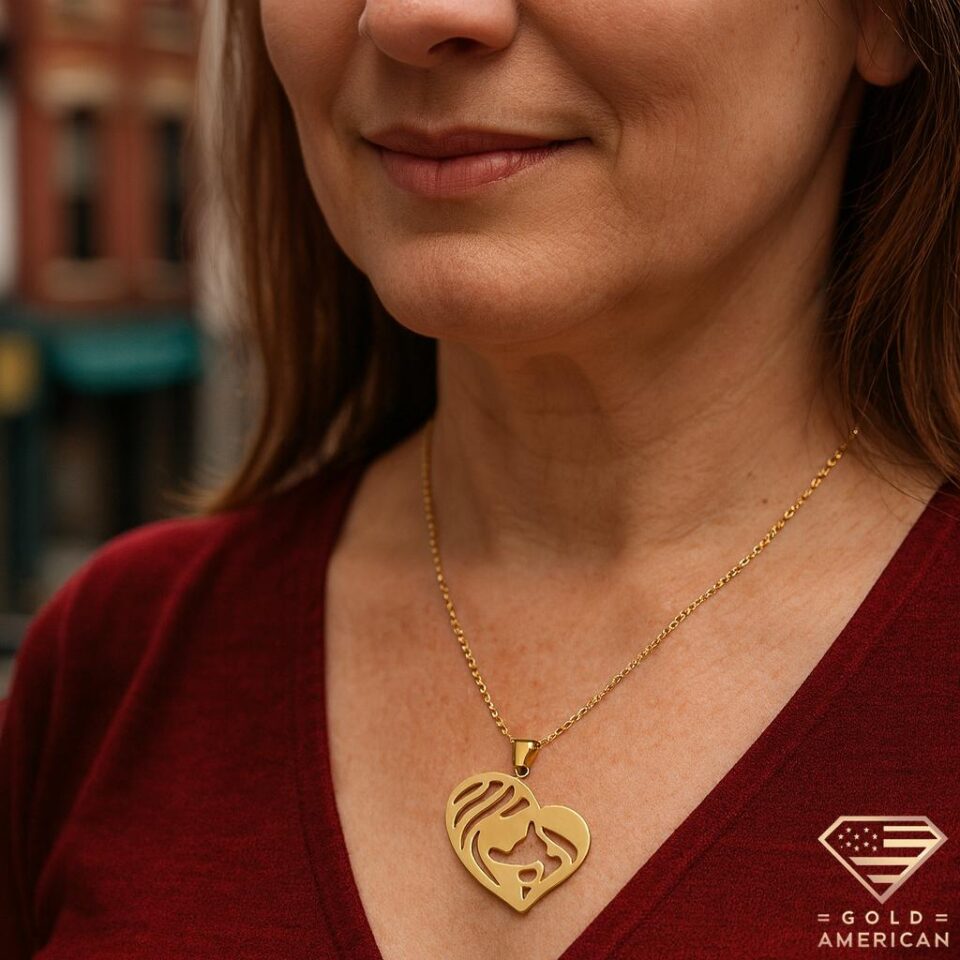 Mother’s Touch Gold Pendant