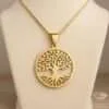 gold pendant tree design