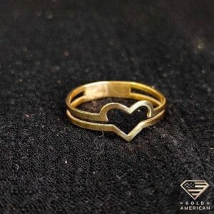 14K Gold Heart Ring
