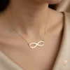 Classic Infinity Necklace Model