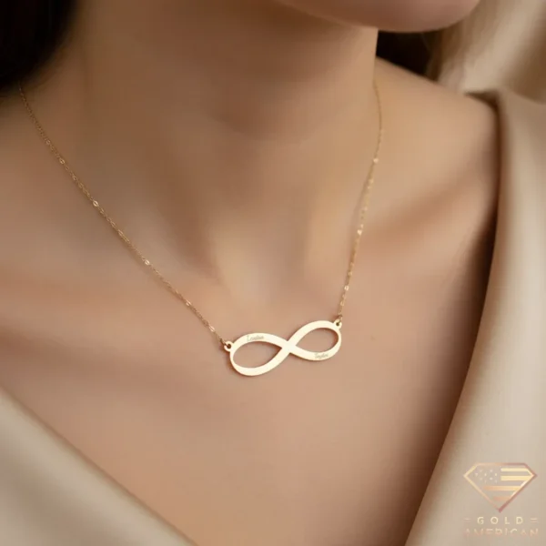 Classic Infinity Necklace Model