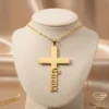 Cross Name Necklace Emma