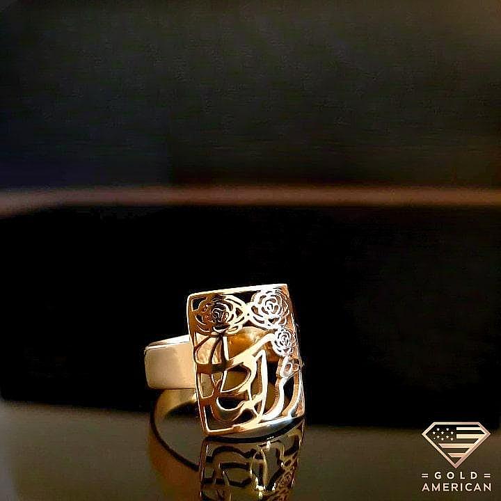 monogram ring