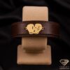 Golden Knockout Leather Gold Bracelet Mannequin
