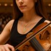 Golden Sol Pendant violin