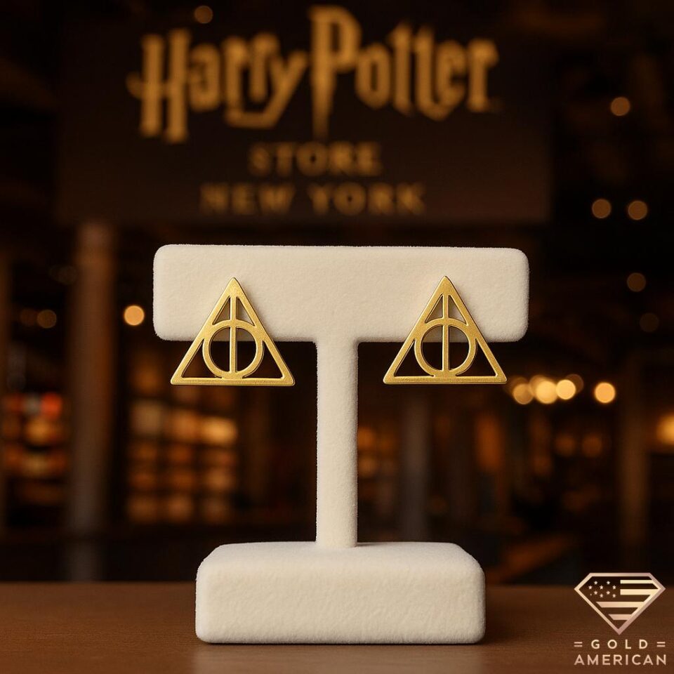 Hallows of Gold Earrings Stand