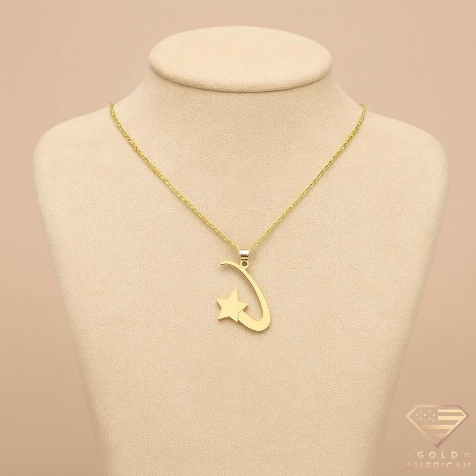 Wishfall Gold Pendant Manekin