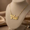 Enchanting Gold Name Pendant Mia