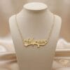 Heart-Bound Gold Name Pendant Myriam
