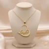 custom name necklace with chain