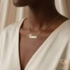 Poetic Gold Name Pendant Emma