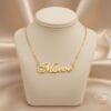 Poetic Gold Name Pendant Maeve