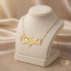Poetic Gold Name Pendant Taylor