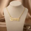 Stylish Gold Name Pendant Emma