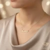 Charming Gold Name Pendant Louisa
