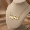 Charming Gold Name Pendant Sophia