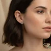 Christmas Tree Earrings Model