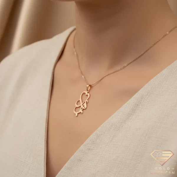 Diwani Gold Name Pendant Bahar