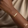 Enchanting Gold Name Bracelet Louisa