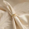 Gold Charm Ring Close up