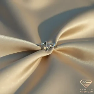 Gold Heartbeat Line Ring