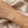 Graceful Gold Name Bracelet Aurora