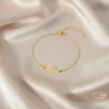 Graceful Gold Name Bracelet Mia