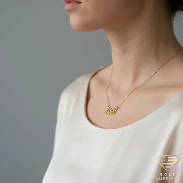 Love Necklace Gold Model