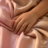 Minimal Butterfly Gold Ring on Hand