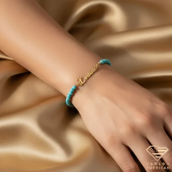 Poetic Gold Name Bracelet