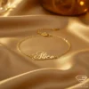 Poetic Gold Name Bracelet Alice